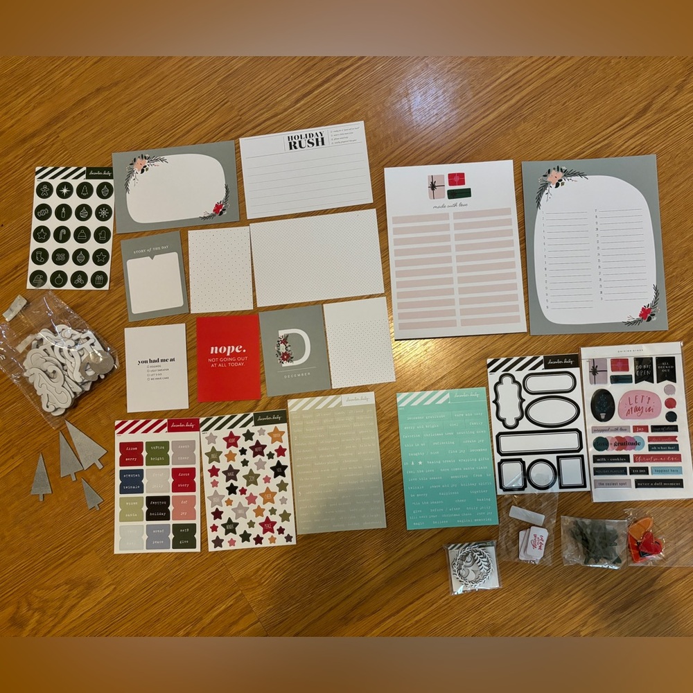 Ali Edwards x Paislee Press December Daily Assortment/Lot